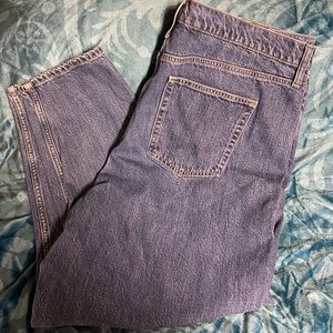 Gap high rise mom jeans